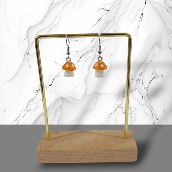 🍄‍🟫Mushroom Earrings🍄‍🟫(2-A018-B)-Jewelry for Women - Picture 2 of 5